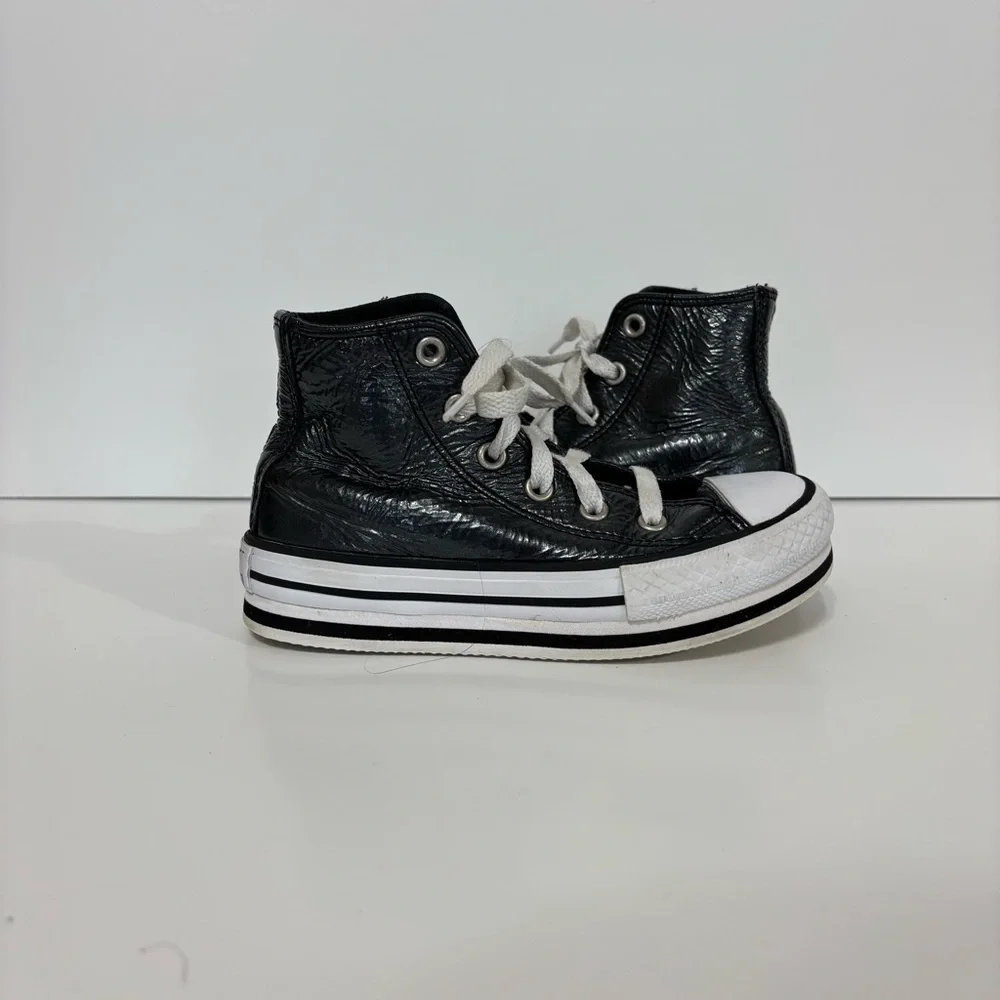 Converse Kids Black High-Top Sneakers